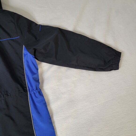 ZeroXposure Jacket Coat Medium Black and Blue Removable Hood Lightweight Fleece - Picture 16 of 16